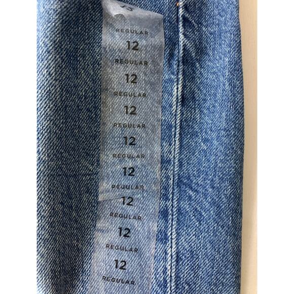 American Eagle Outfitters Womens Frayed Hem Mom Jeans Size 12/ 31W NEW - Picture 12 of 14